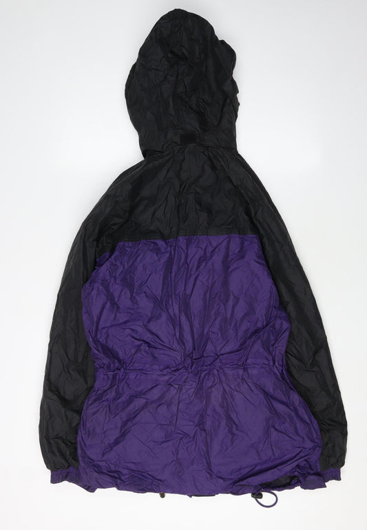 BRYNTECH Women's Purple Black Parka Jacket, Size S