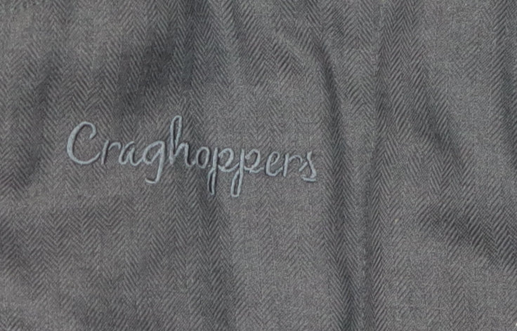 Craghoppers Women's Black Long Puffer Jacket Size 10