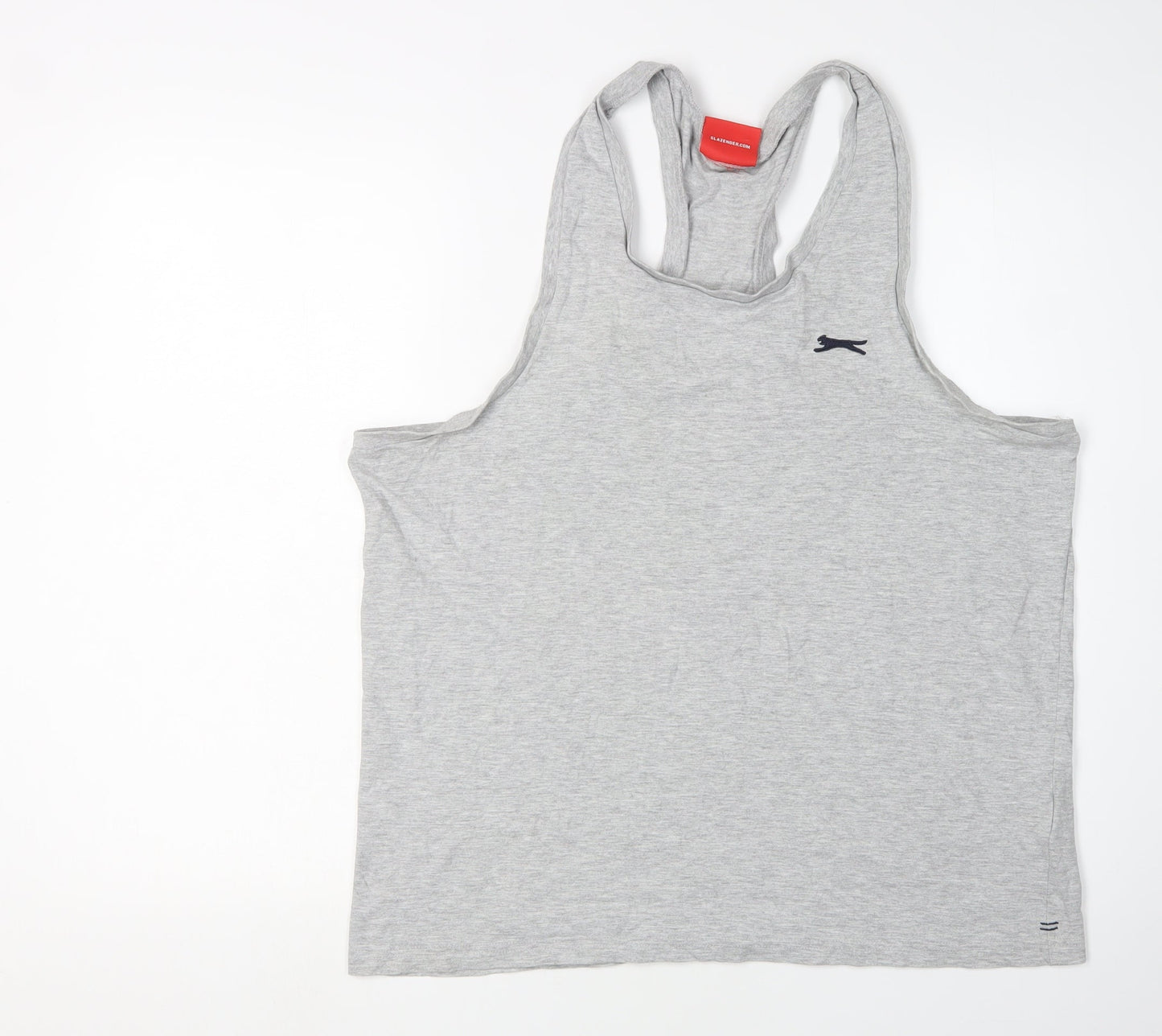 Slazenger Men's Grey XL Basic Tank Top