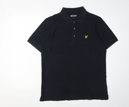 Lyle & Scott Men's Black Polo, Size M, Casual Wear