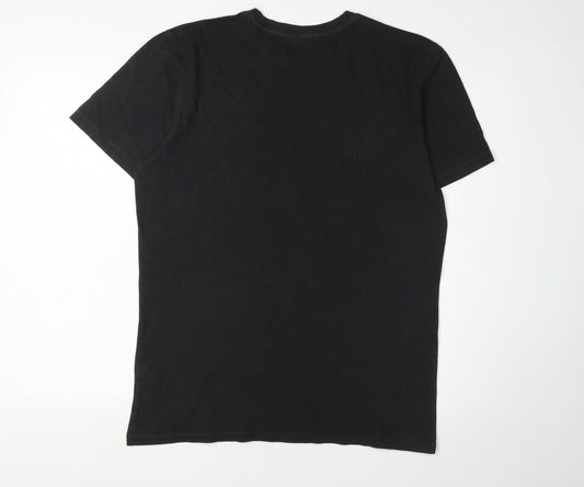 GAP Men's Black Crew Neck T-Shirt M