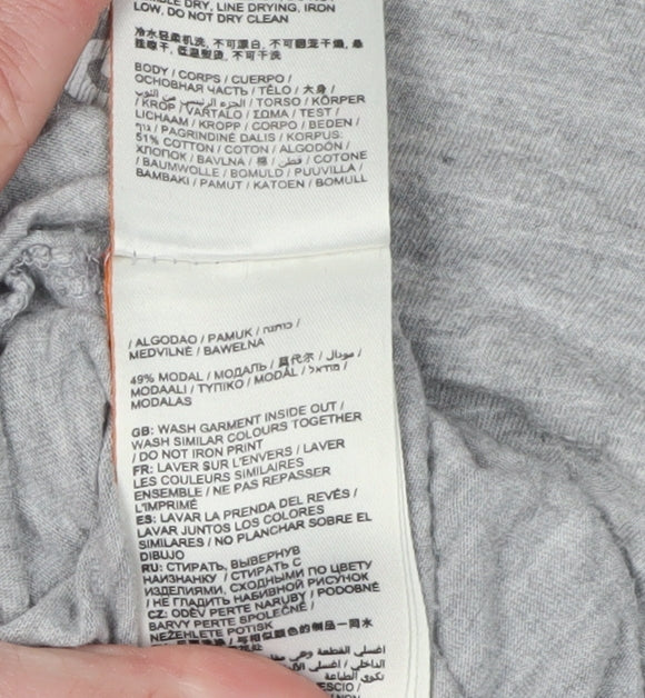 Superdry Women's Grey Logo Nightshirt Size 12