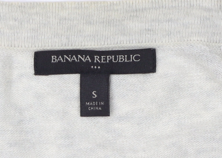 Banana Republic Women's Ivory Cotton Cardigan, S