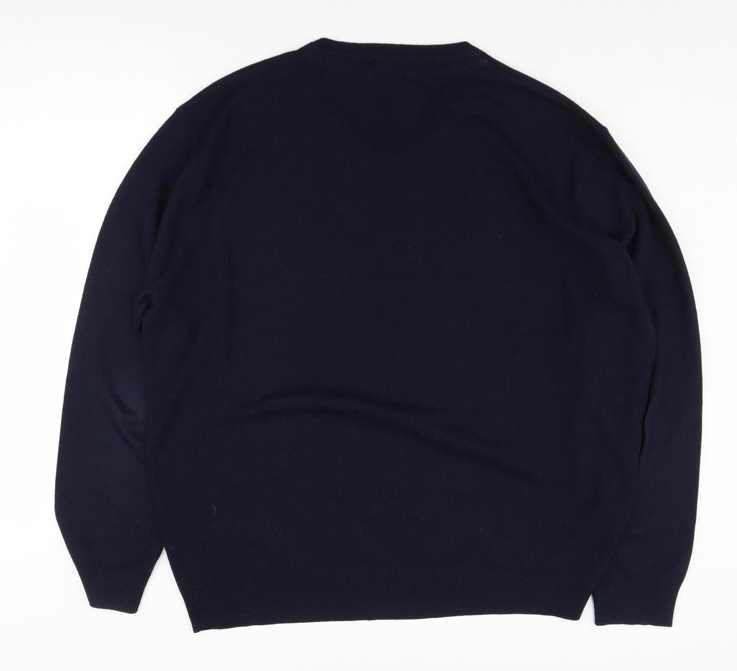 Pierre Cardin Men's Blue 2XL V-Neck Pullover Jumper
