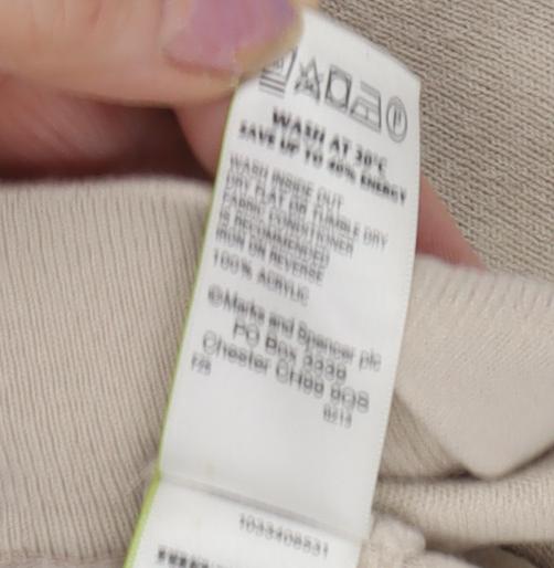 Marks and Spencer Women's Beige Cardigan Size 8