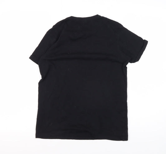 George Girls Black Pudsey T-Shirt 12-13 Years Casual Style