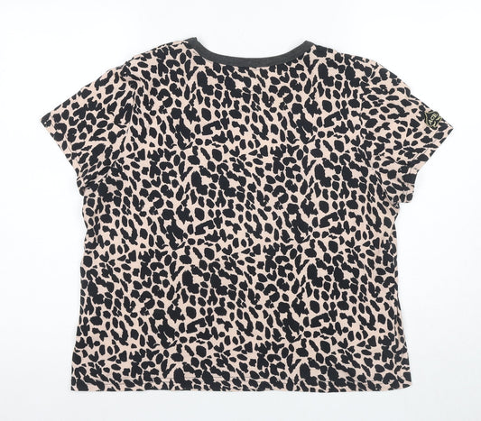 Superdry Women's Multicoloured Animal Print T-Shirt