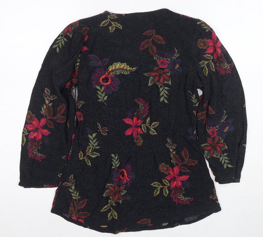 Fat Face Women's Multicoloured Wrap Blouse UK 8