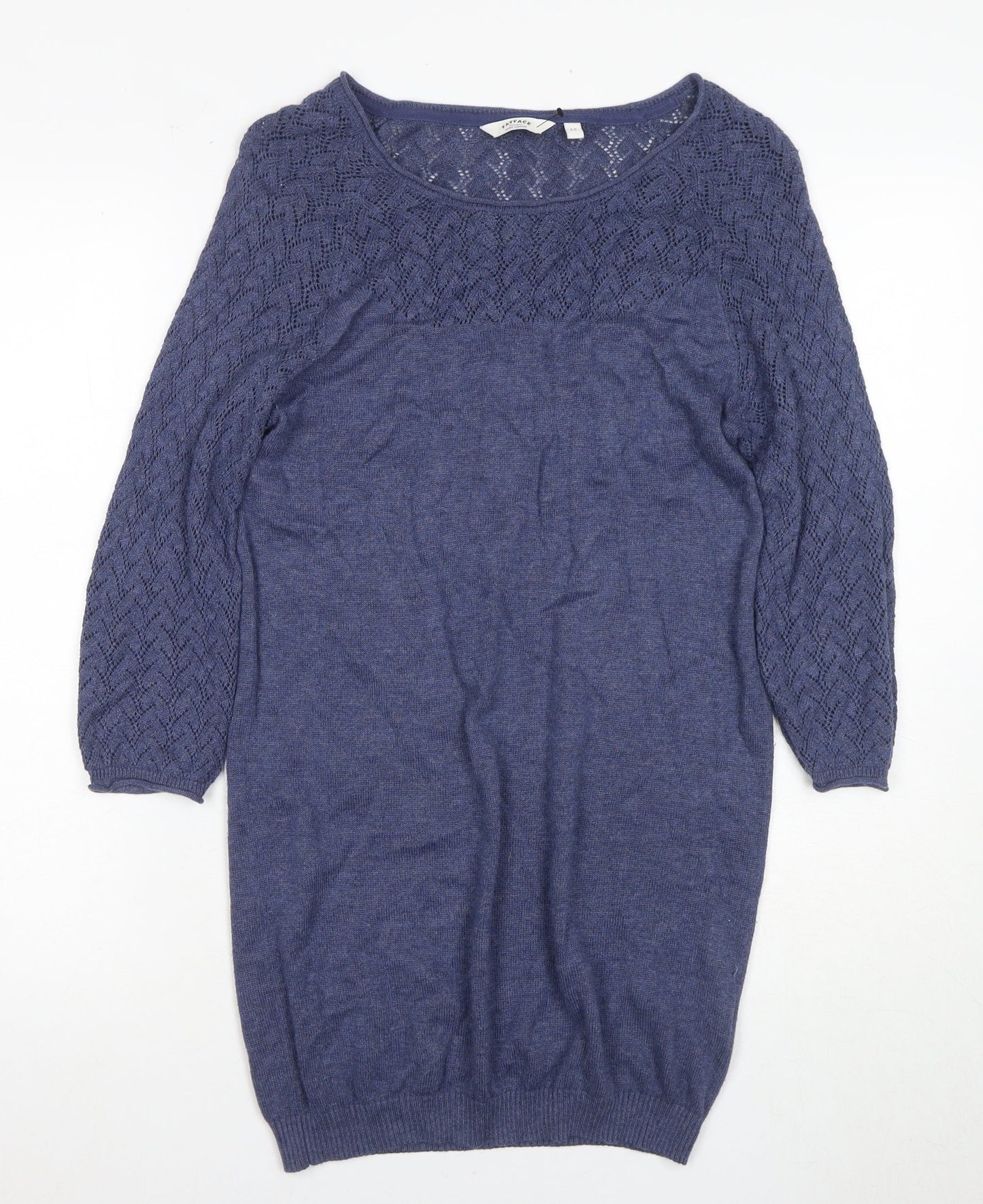 Fat Face Women's Blue Pullover Jumper Size 12