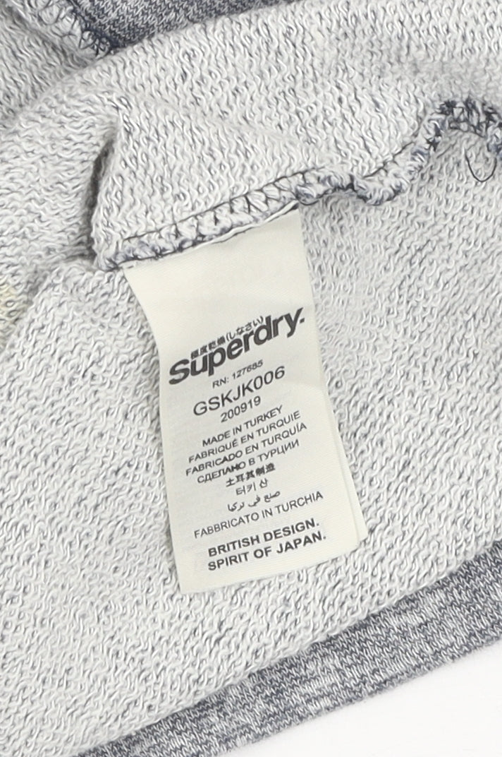 Superdry Women's Grey Fair Isle Pullover Jumper, Size S