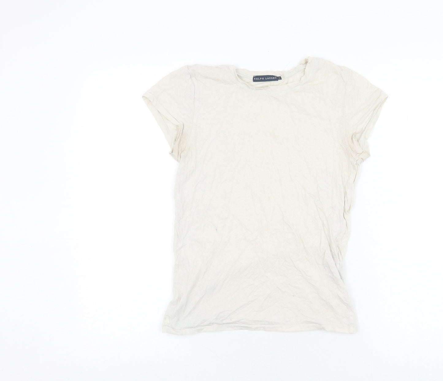 Ralph Lauren Ivory T-Shirt Unisex Adults Large