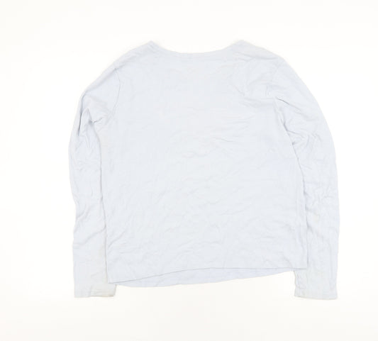 Hollister Women’s Blue Long Sleeve T-Shirt