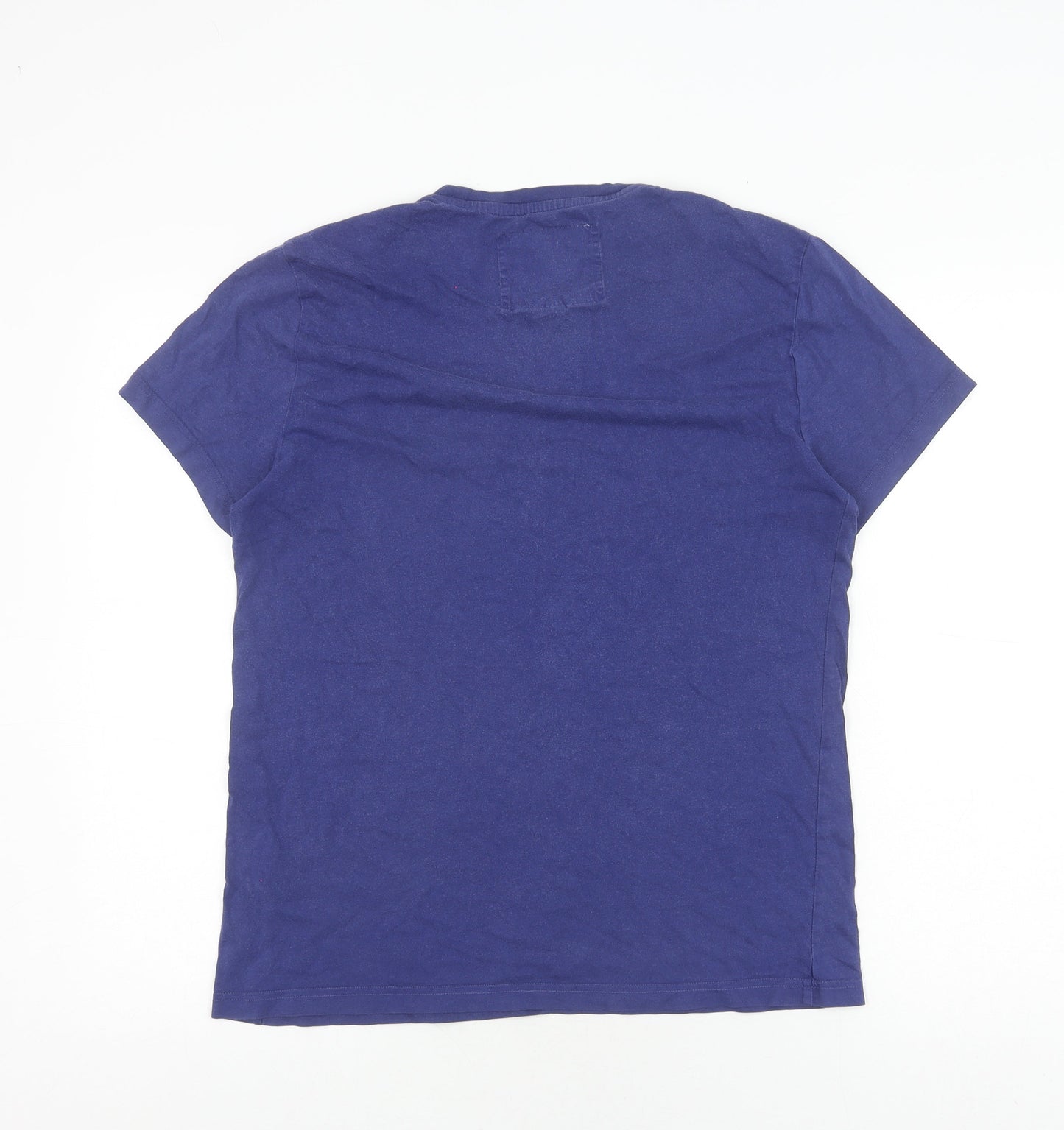 Jack Wills Men's Blue Cotton T-Shirt Size S