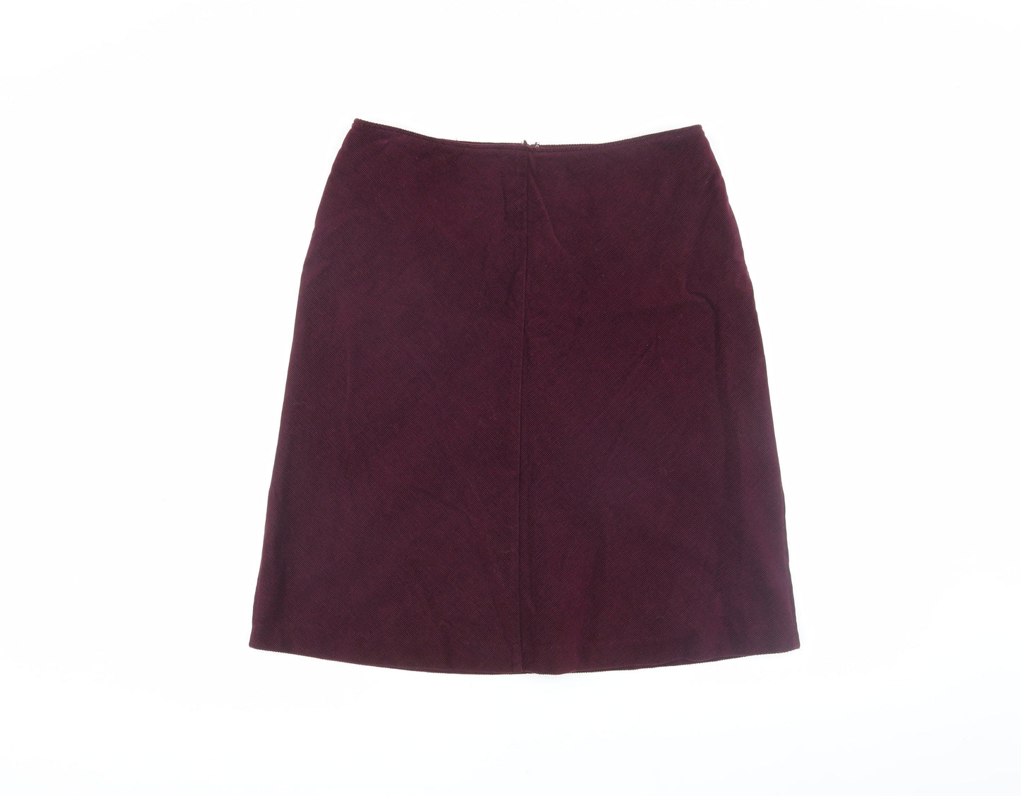 Boden Purple Women's Pencil Skirt Size 12 Corduroy