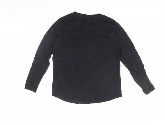 Disney Women’s Black Long Sleeve T-Shirt, S