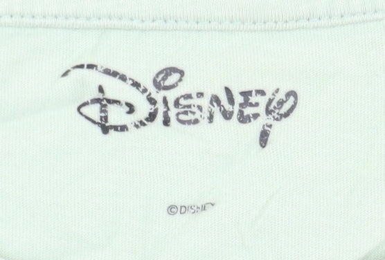 Disney Women’s Green Mickey T-Shirt Size 10 Casual