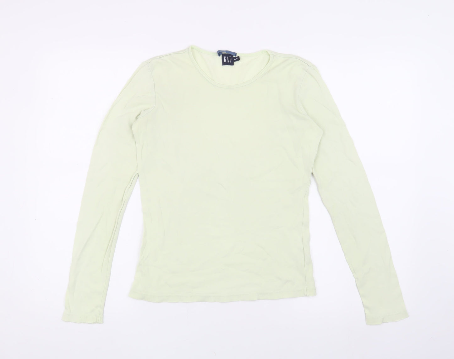 GAP Womens Green XS Basic Long Sleeve T-Shirt