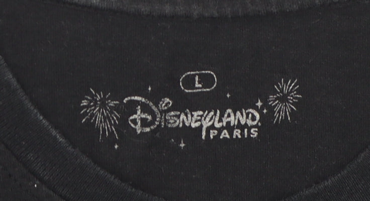 Disneyland Paris Men's Black L Shirt Jack Skellington