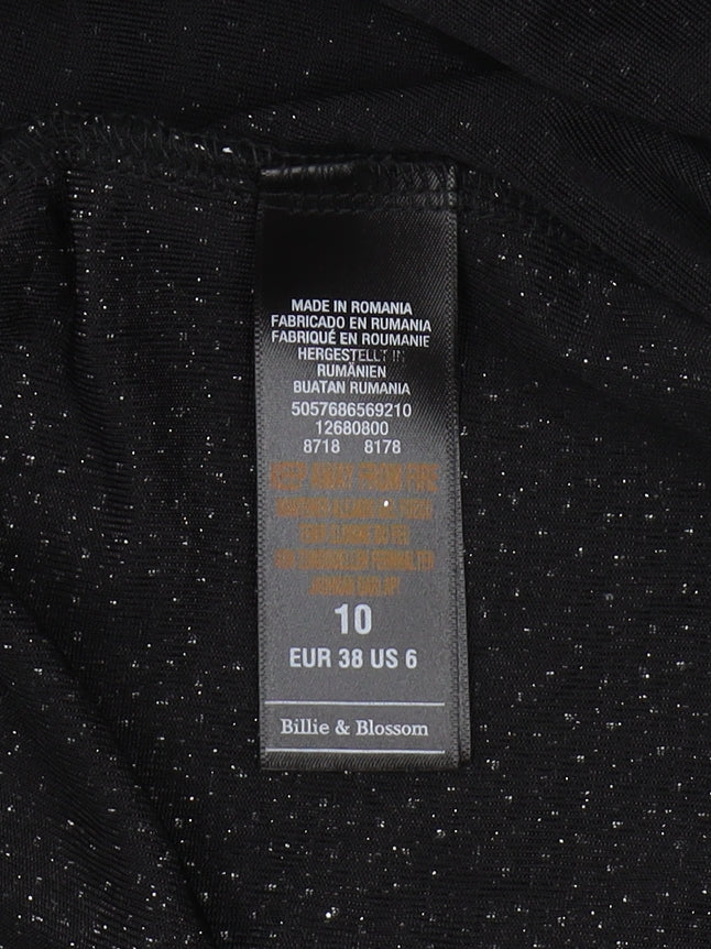 Billie & Blossom Black Women's Blouse Size 10