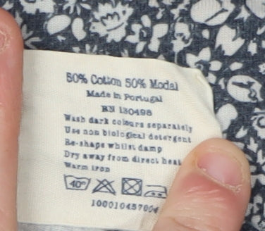 Jack Wills Women’s Blue Floral Skater Dress Size 10