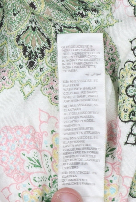 FatFace Women's Multicoloured Blouse, UK 8, Viscose Blend, Floral