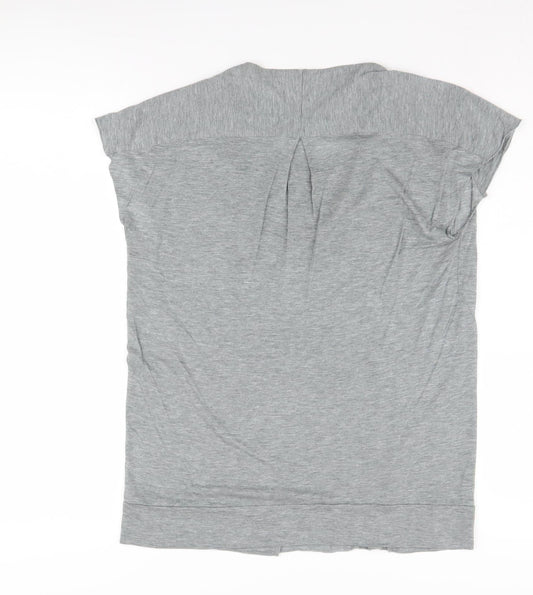 DKNY Jeans Women's Grey Short Sleeve Jersey T-Shirt