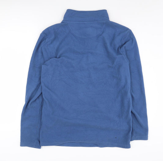 Peter Storm Men's Blue 1/2 Zip Fleece Sweatshirt - S