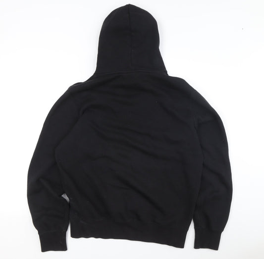 Champion Unisex Black Pullover Hoodie L
