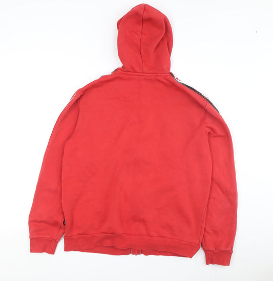 Puma Men's Red Full Zip Hoodie M