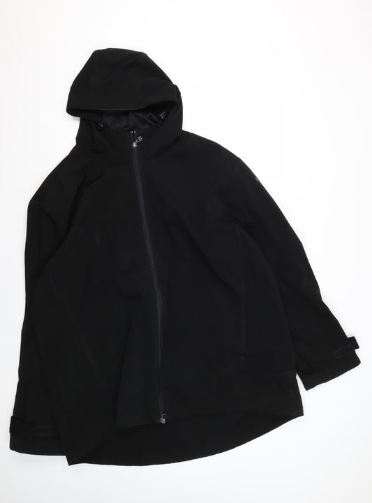 Duck and Cover Men's Black Hooded Jacket XL Casual