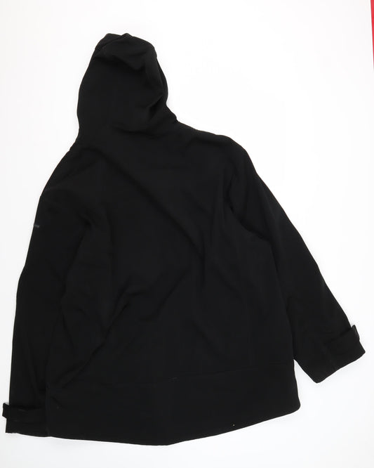 Duck and Cover Men's Black Hooded Jacket XL Casual