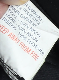 Duck and Cover Men's Black Hooded Jacket XL Casual