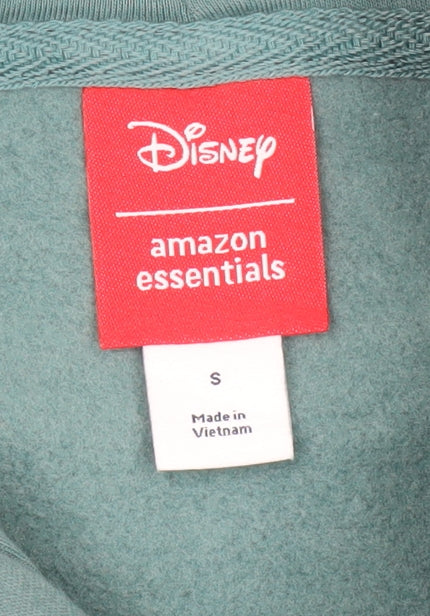 Disney Women’s Green Hoodie S - Casual Comfort