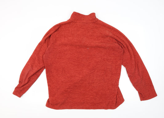 Mountain Warehouse Men's Red 1/2 Zip Sweatshirt XL