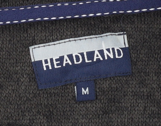 Brand and care label for Headland Men's Black Medium Polyester Basic Jacket