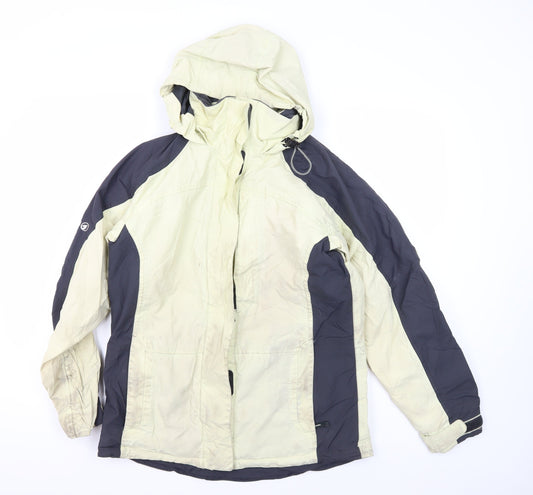 Peter Storm Women's Grey Parka Jacket Size 12 Waterproof Hooded