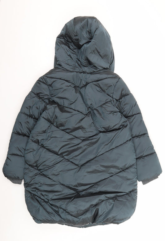 Marks and Spencer Girls' Black Puffer Jacket, 9-10 Years