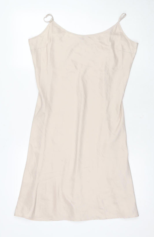 Cath Kidston Women's Beige Slip Dress Size 12