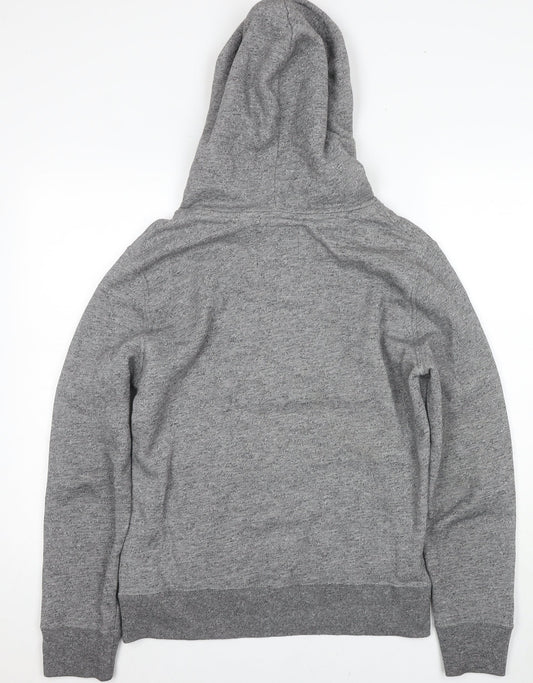 Hollister Men's Grey Hoodie S Pullover with Hood