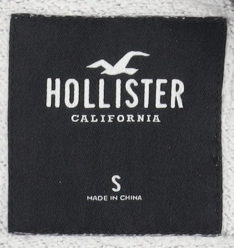 Hollister Men's Grey Hoodie S Pullover with Hood