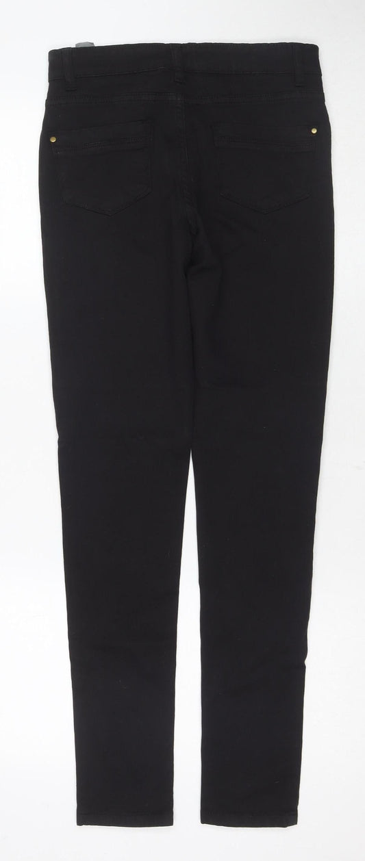 Boohoo Blue Women's Black Skinny Jeans Size 10