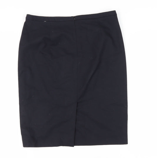 Daniel Hechter Women's Black Pencil Skirt Size 12