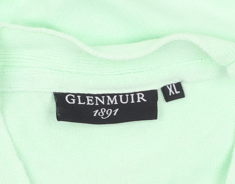 Glenmuir Women’s Green XL V-Neck Pullover Jumper