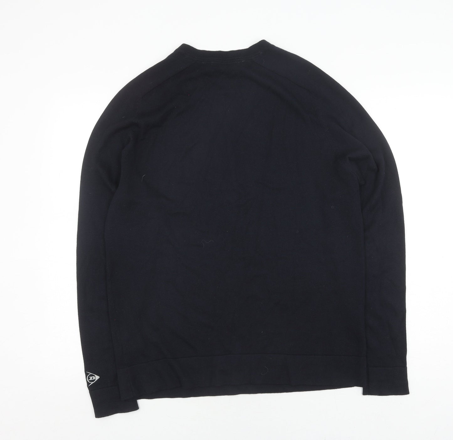 Dunlop Mens Black V-Neck Pullover Golf Jumper M