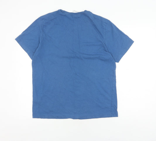 Nike Men's Blue M T-Shirt, Short Sleeve, Logo