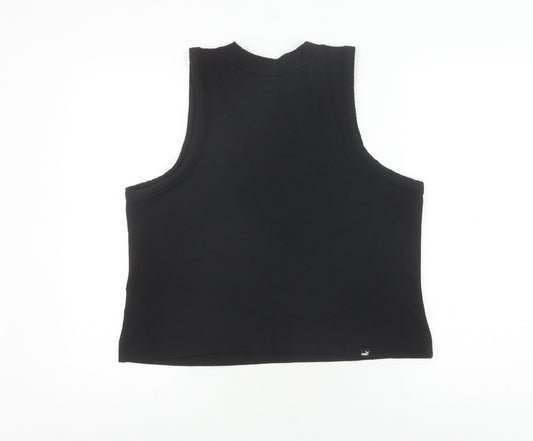 Puma Women's Black Tank Top XL Crew Neck Sportswear