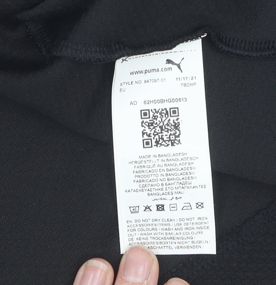 Puma Women's Black Tank Top XL Crew Neck Sportswear