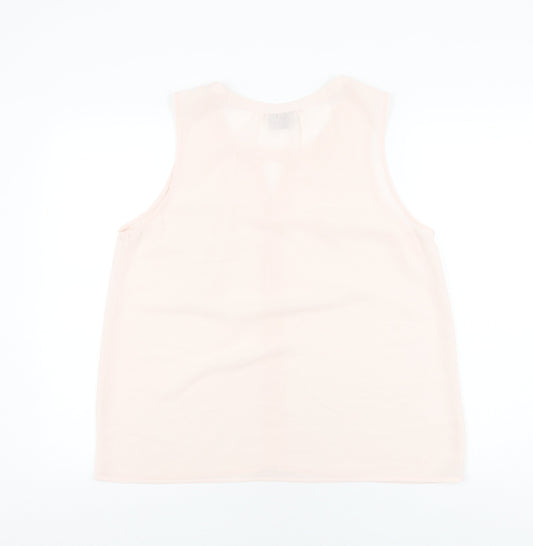 Womens UK Size L VERO MODA Ivory Tank