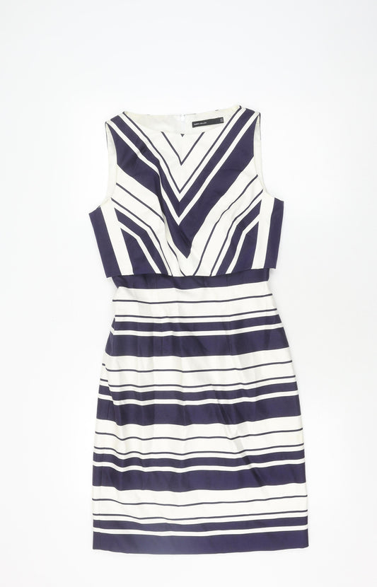 Karen Millen Women's Striped Shift Dress - UK 10