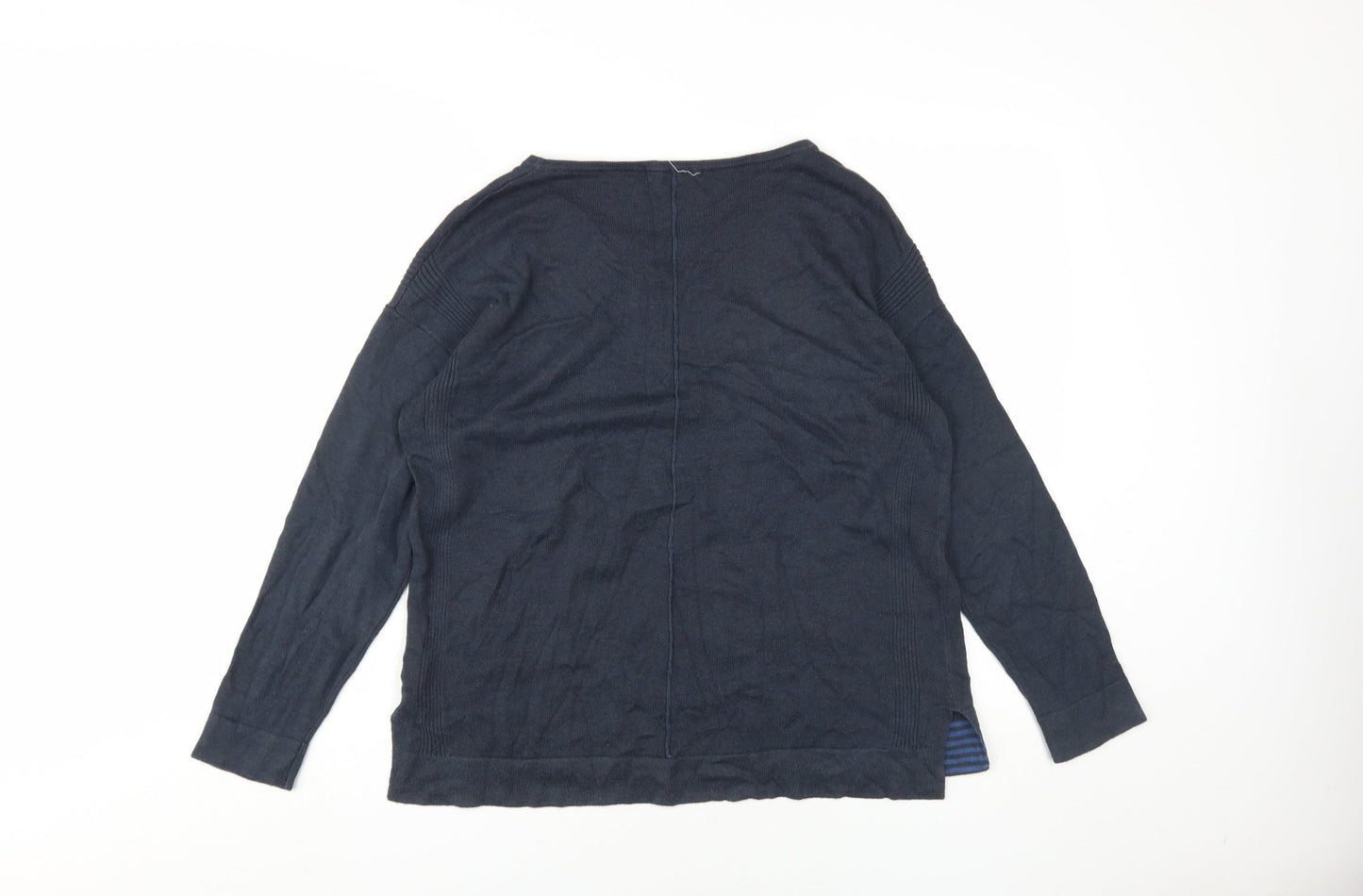 White Stuff Women's Blue Pullover Jumper, Size 12